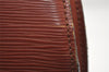 Authentic Louis Vuitton Epi Lussac Shoulder Tote Bag Brown M52283 LV 9812I