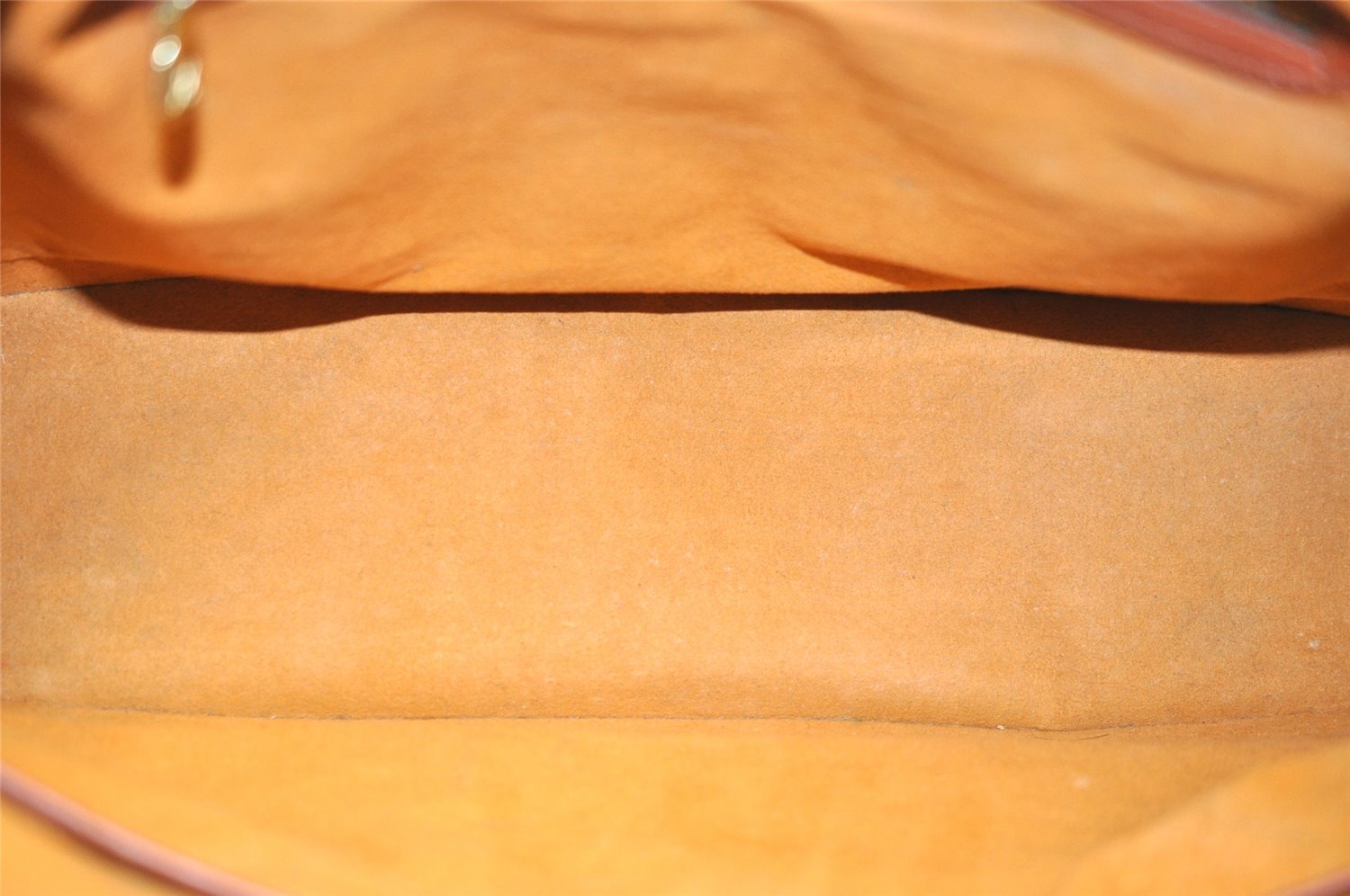 Authentic Louis Vuitton Epi Lussac Shoulder Tote Bag Brown M52283 LV 9812I