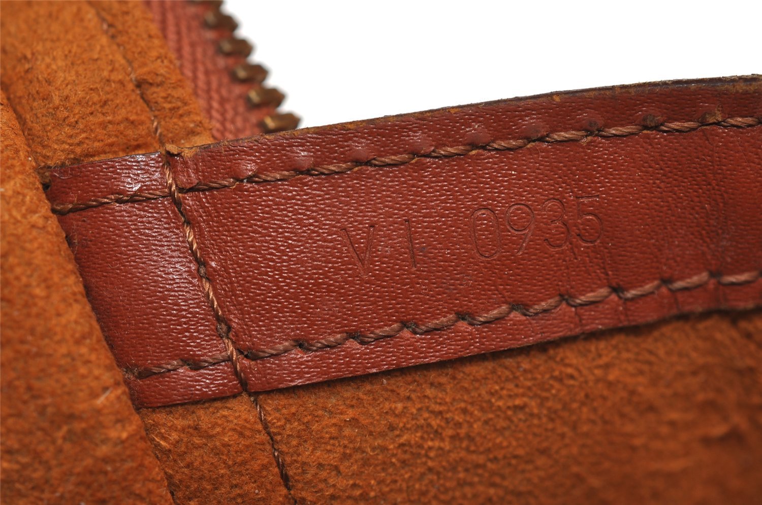 Authentic Louis Vuitton Epi Lussac Shoulder Tote Bag Brown M52283 LV 9812I