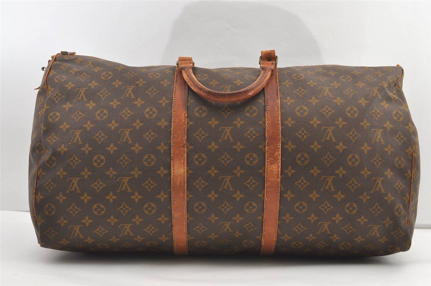 Authentic Louis Vuitton Monogram Keepall 60 Travel Boston Bag Old Model LV 9812J