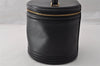 Authentic Louis Vuitton Epi Cannes Cosmetic Hand Bag Purse Black M48032 LV 9813I