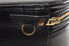 Authentic Louis Vuitton Epi Cannes Cosmetic Hand Bag Purse Black M48032 LV 9813I
