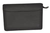 Authentic Louis Vuitton Epi Pochette Homme Clutch Hand Bag Black M52522 LV 9813J