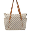 Authentic Louis Vuitton Damier Azur Totally MM Tote Bag N51262 LV 9815I