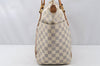 Authentic Louis Vuitton Damier Azur Totally MM Tote Bag N51262 LV 9815I