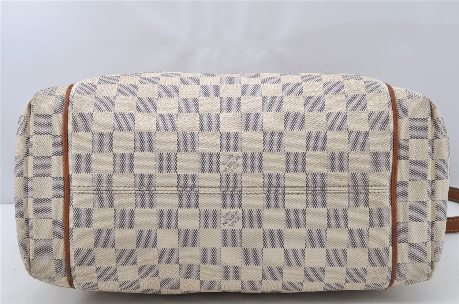 Authentic Louis Vuitton Damier Azur Totally MM Tote Bag N51262 LV 9815I