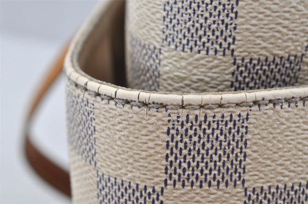 Authentic Louis Vuitton Damier Azur Totally MM Tote Bag N51262 LV 9815I