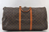 Authentic Louis Vuitton Monogram Keepall Bandouliere 60 M41412 Boston Bag 9816I