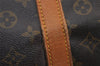 Authentic Louis Vuitton Monogram Keepall Bandouliere 60 M41412 Boston Bag 9816I