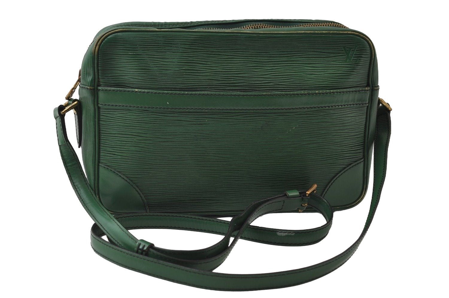 Auth Louis Vuitton Epi Trocadero 27 Shoulder Cross Bag Green M52304 LV 9817I