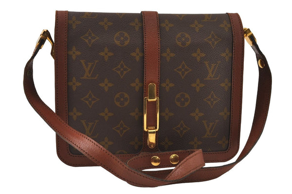 Authentic Louis Vuitton Monogram Rond Point Shoulder Cross Bag Old Model 9818I