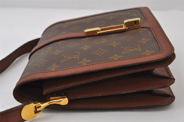 Authentic Louis Vuitton Monogram Rond Point Shoulder Cross Bag Old Model 9818I