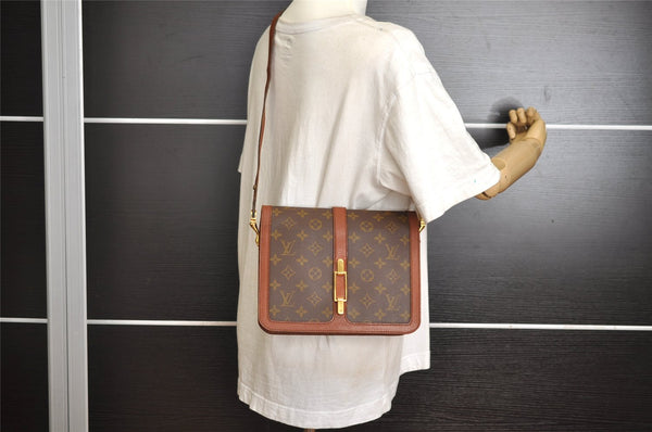 Authentic Louis Vuitton Monogram Rond Point Shoulder Cross Bag Old Model 9818I