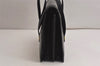 Authentic Christian Dior Vintage Shoulder Hand Bag Purse Leather Black CD 9818J