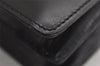 Authentic Christian Dior Vintage Shoulder Hand Bag Purse Leather Black CD 9818J