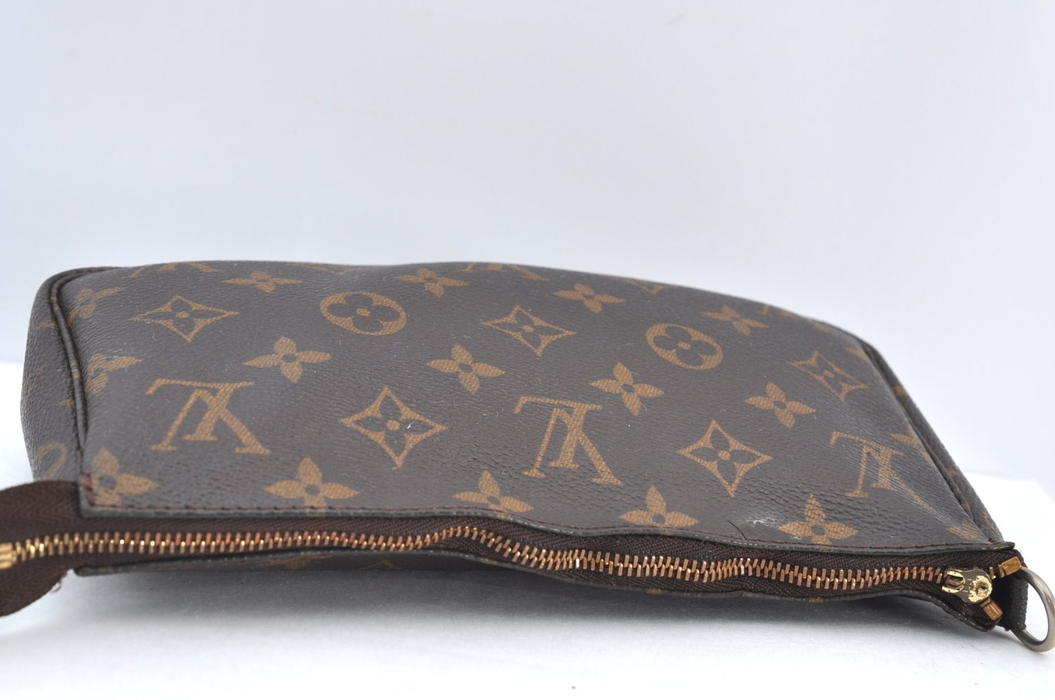 Authentic Louis Vuitton Monogram Pochette Accessoires Pouch M51980 LV Junk 9819G