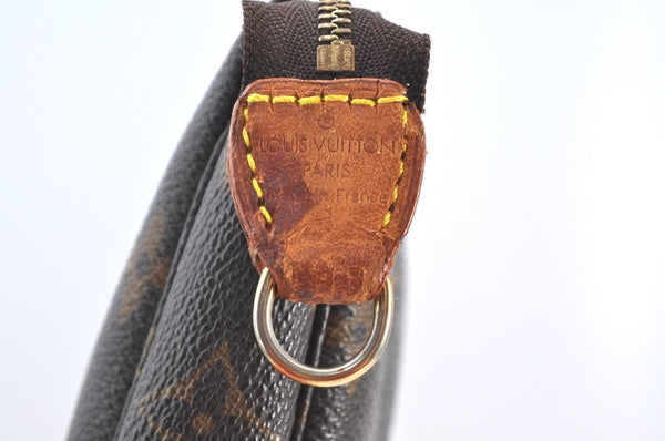 Authentic Louis Vuitton Monogram Pochette Accessoires Pouch M51980 LV Junk 9819G
