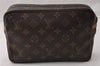 Authentic Louis Vuitton Monogram Compiegne 23 Clutch Hand Bag M51847 Junk 9819I