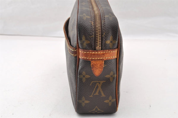 Authentic Louis Vuitton Monogram Compiegne 23 Clutch Hand Bag M51847 Junk 9819I