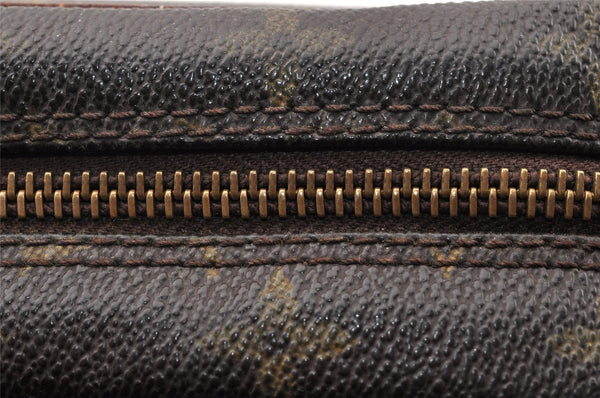 Authentic Louis Vuitton Monogram Compiegne 23 Clutch Hand Bag M51847 Junk 9819I