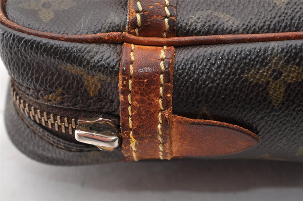 Authentic Louis Vuitton Monogram Compiegne 23 Clutch Hand Bag M51847 Junk 9819I