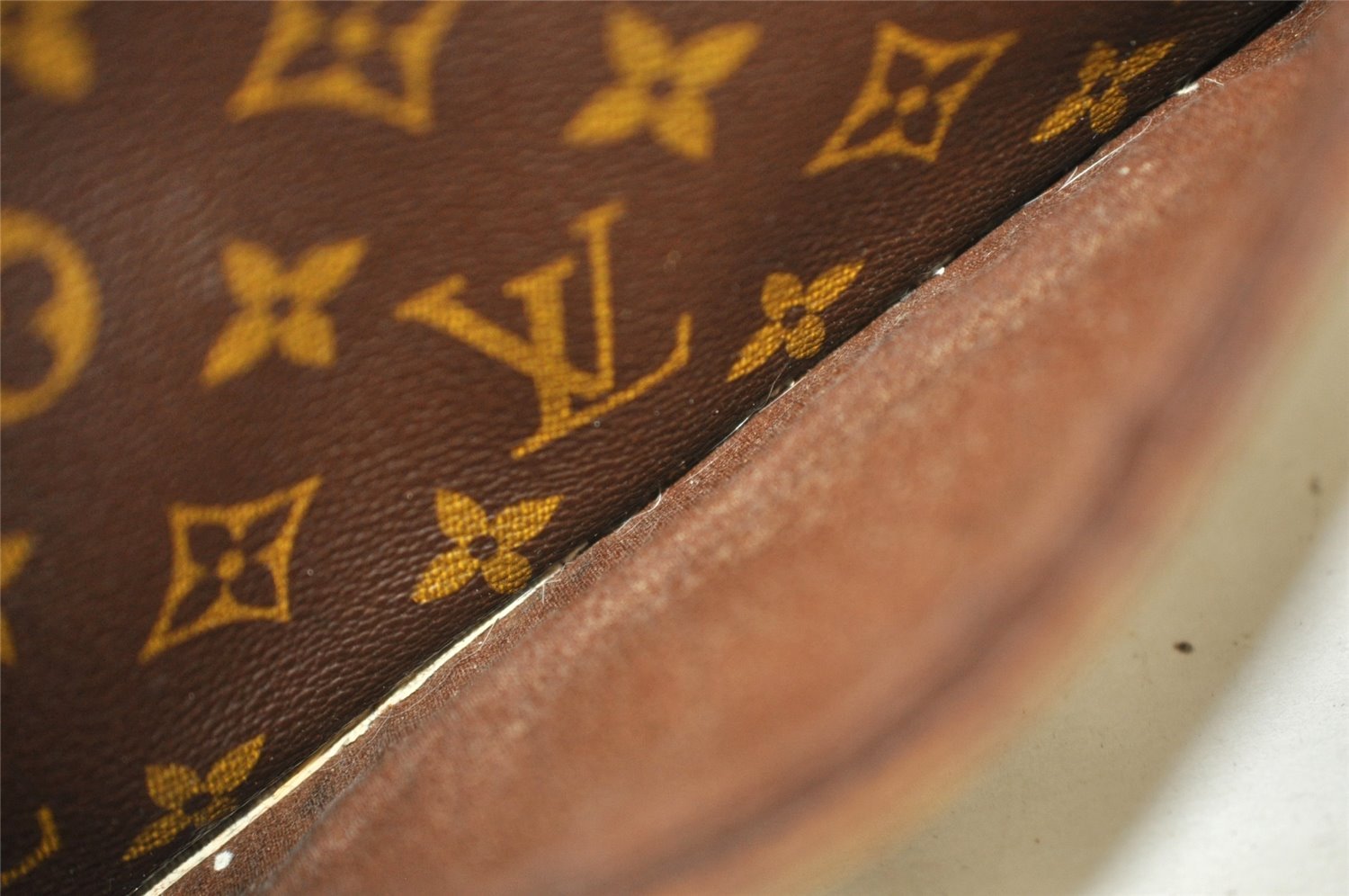 Authentic Louis Vuitton Monogram Compiegne 23 Clutch Hand Bag M51847 Junk 9819I