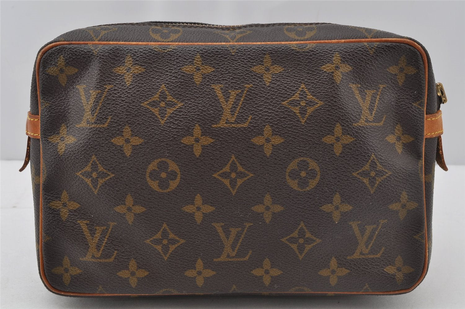 Authentic Louis Vuitton Monogram Compiegne 23 Clutch Hand Bag M51847 Junk 9820I