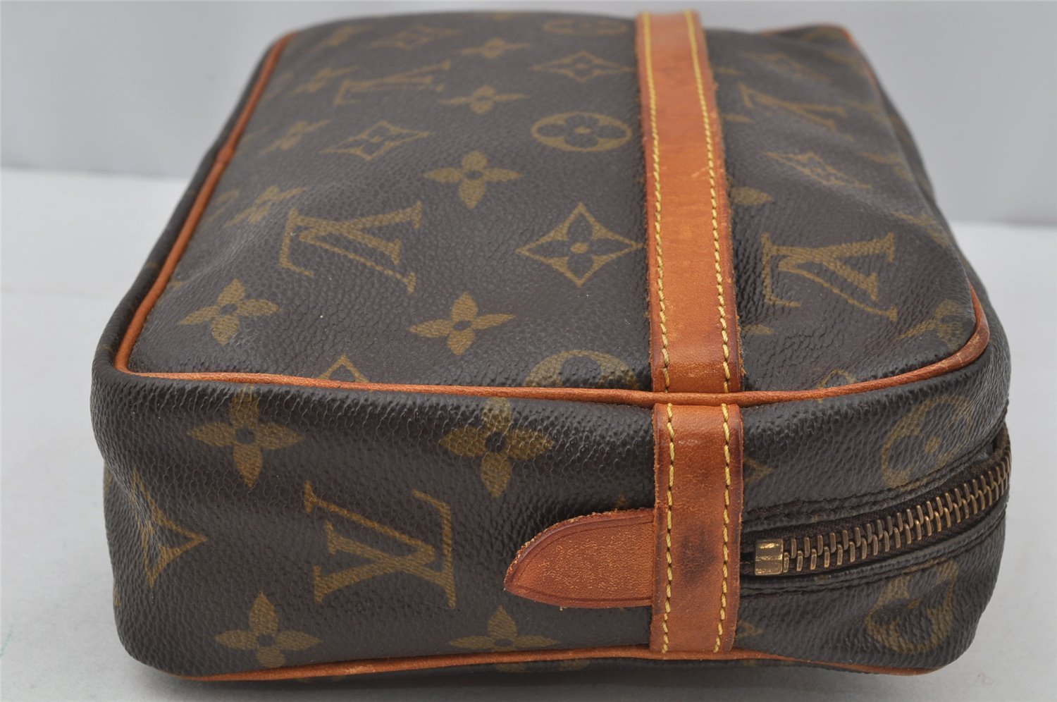 Authentic Louis Vuitton Monogram Compiegne 23 Clutch Hand Bag M51847 Junk 9820I