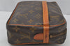 Authentic Louis Vuitton Monogram Compiegne 23 Clutch Hand Bag M51847 Junk 9820I