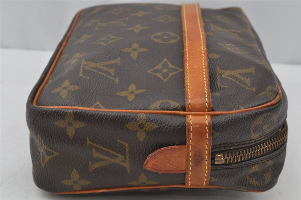 Authentic Louis Vuitton Monogram Compiegne 23 Clutch Hand Bag M51847 Junk 9820I