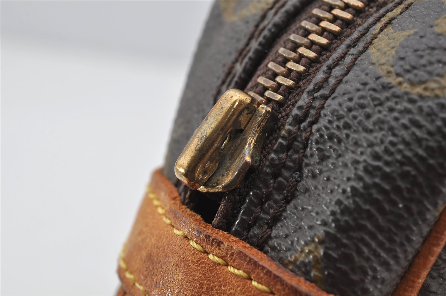 Authentic Louis Vuitton Monogram Compiegne 23 Clutch Hand Bag M51847 Junk 9820I