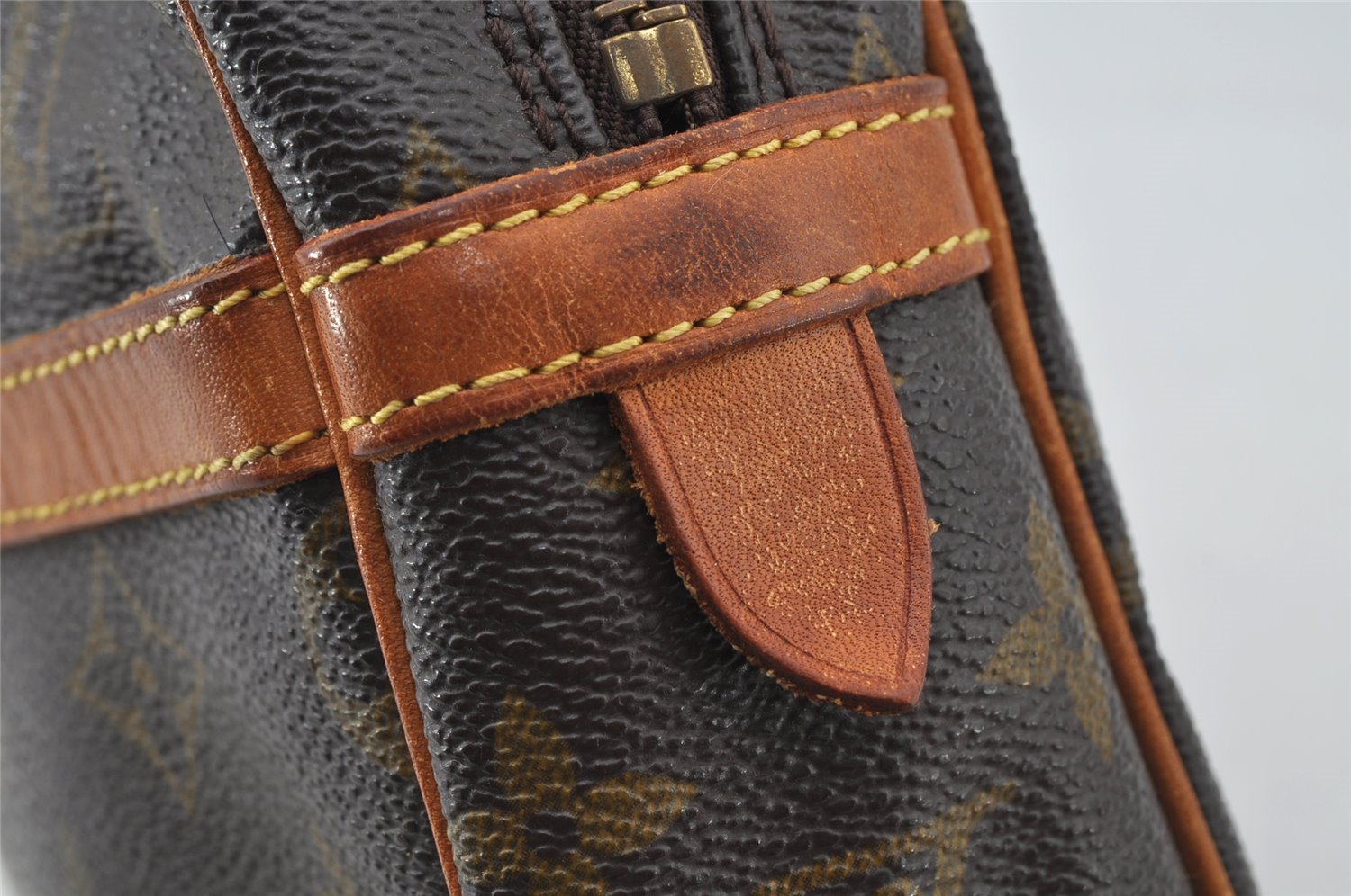 Authentic Louis Vuitton Monogram Compiegne 23 Clutch Hand Bag M51847 Junk 9820I