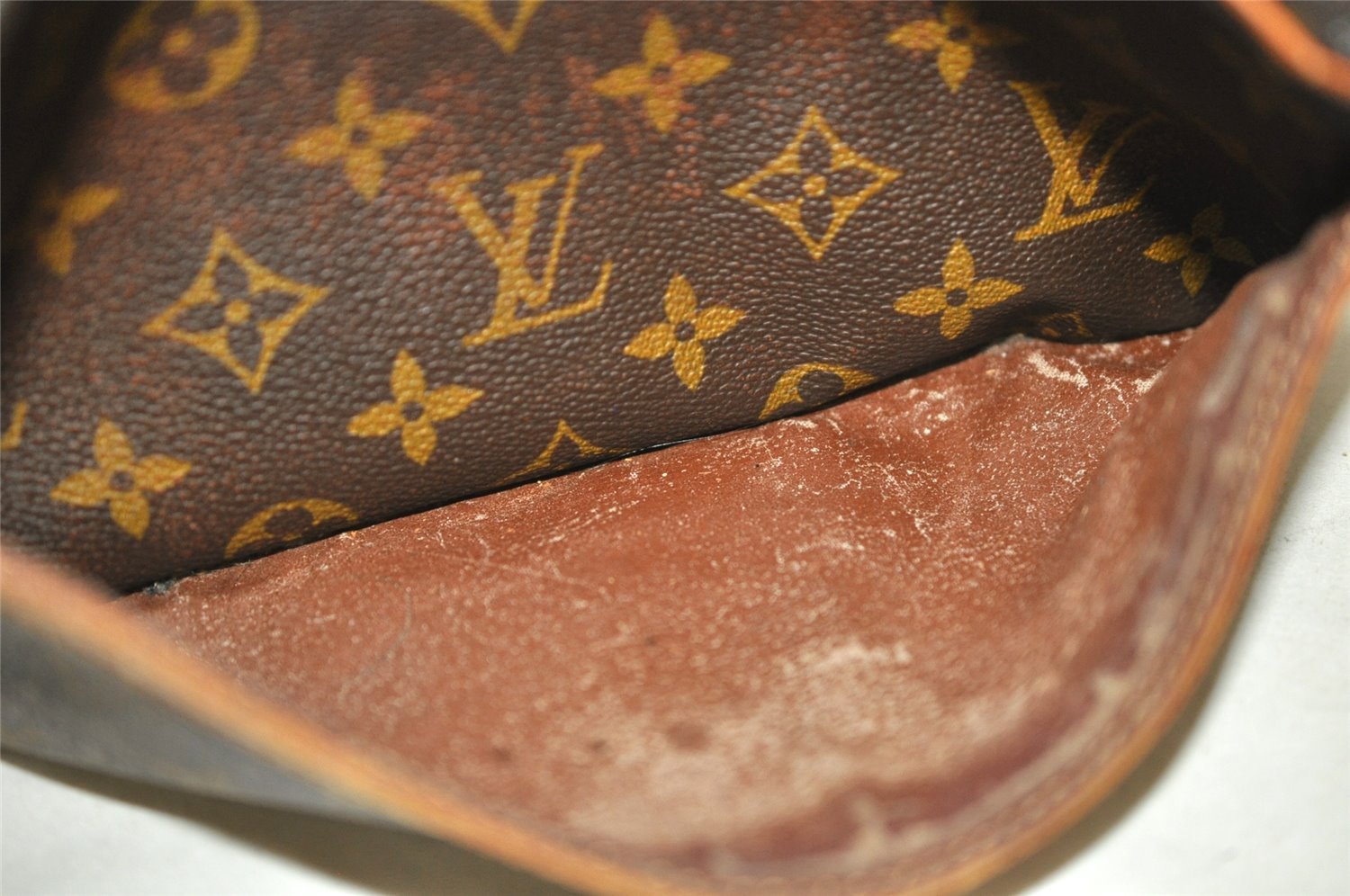 Authentic Louis Vuitton Monogram Compiegne 23 Clutch Hand Bag M51847 Junk 9820I