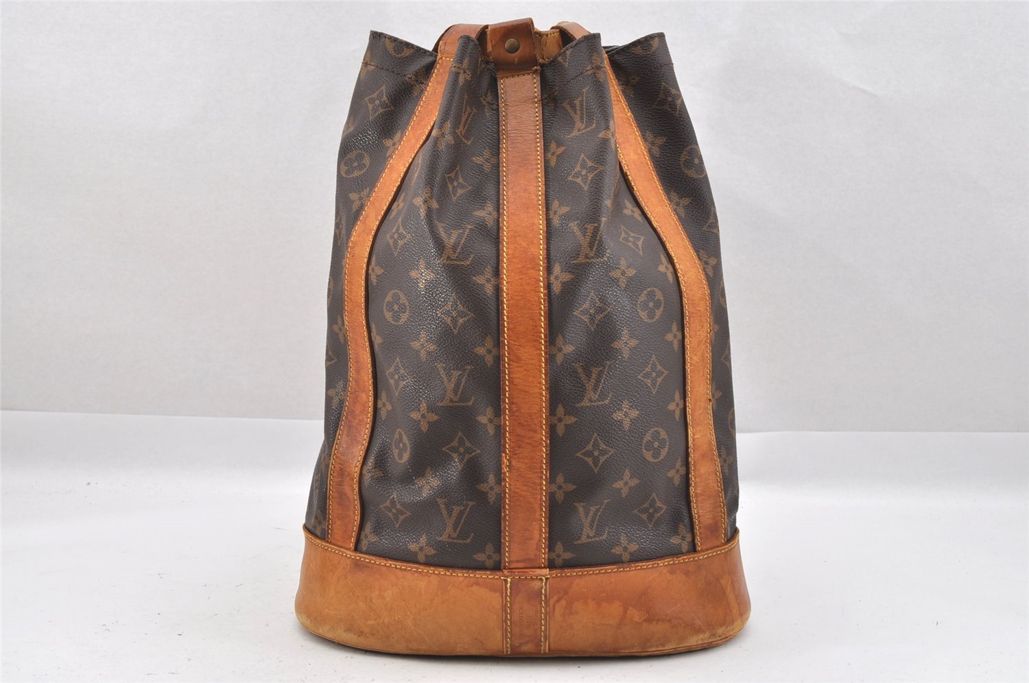 Authentic Louis Vuitton Monogram Randonnee PM Shoulder Bag M42243 LV 9821I