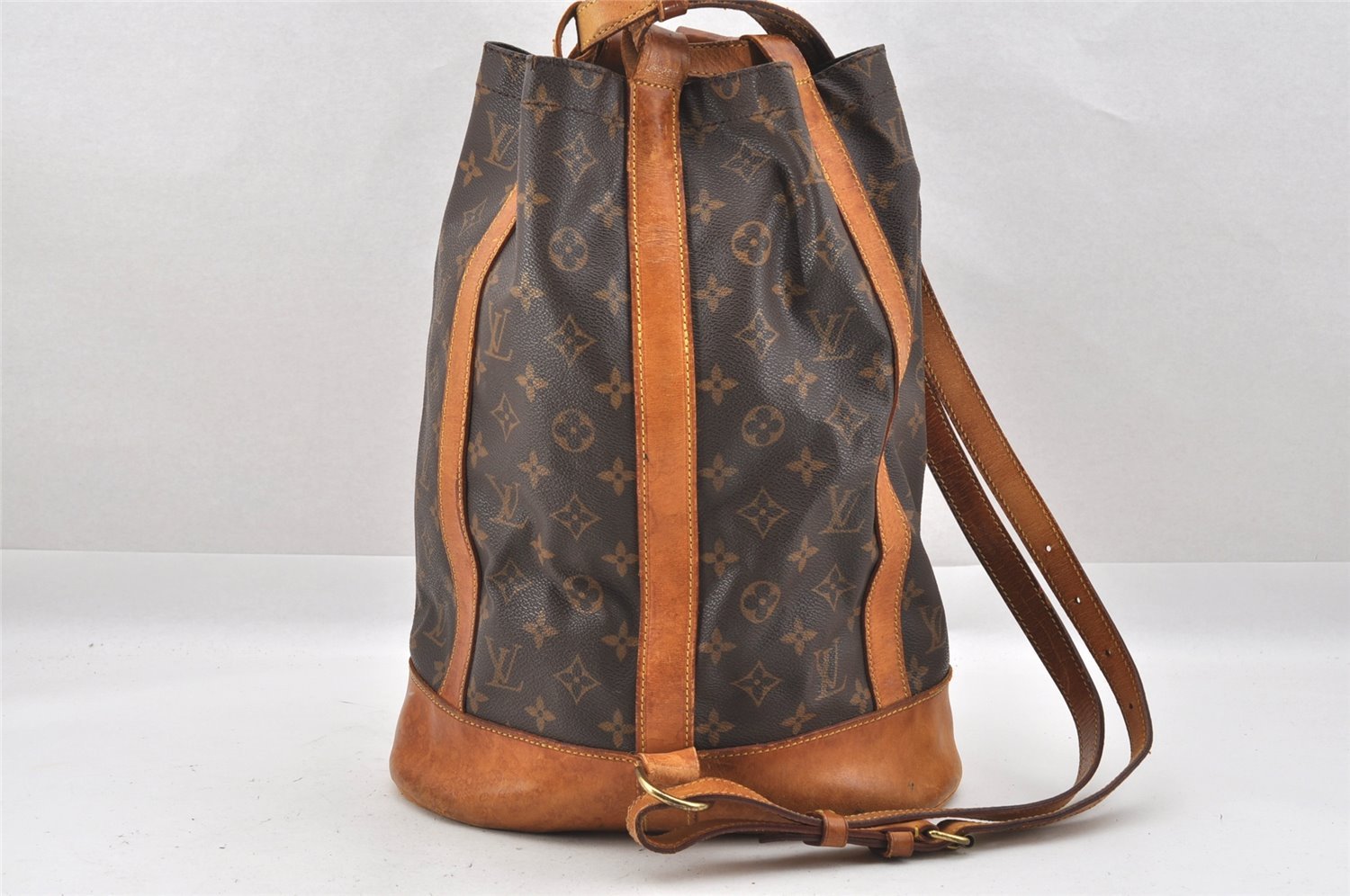 Authentic Louis Vuitton Monogram Randonnee PM Shoulder Bag M42243 LV 9821I