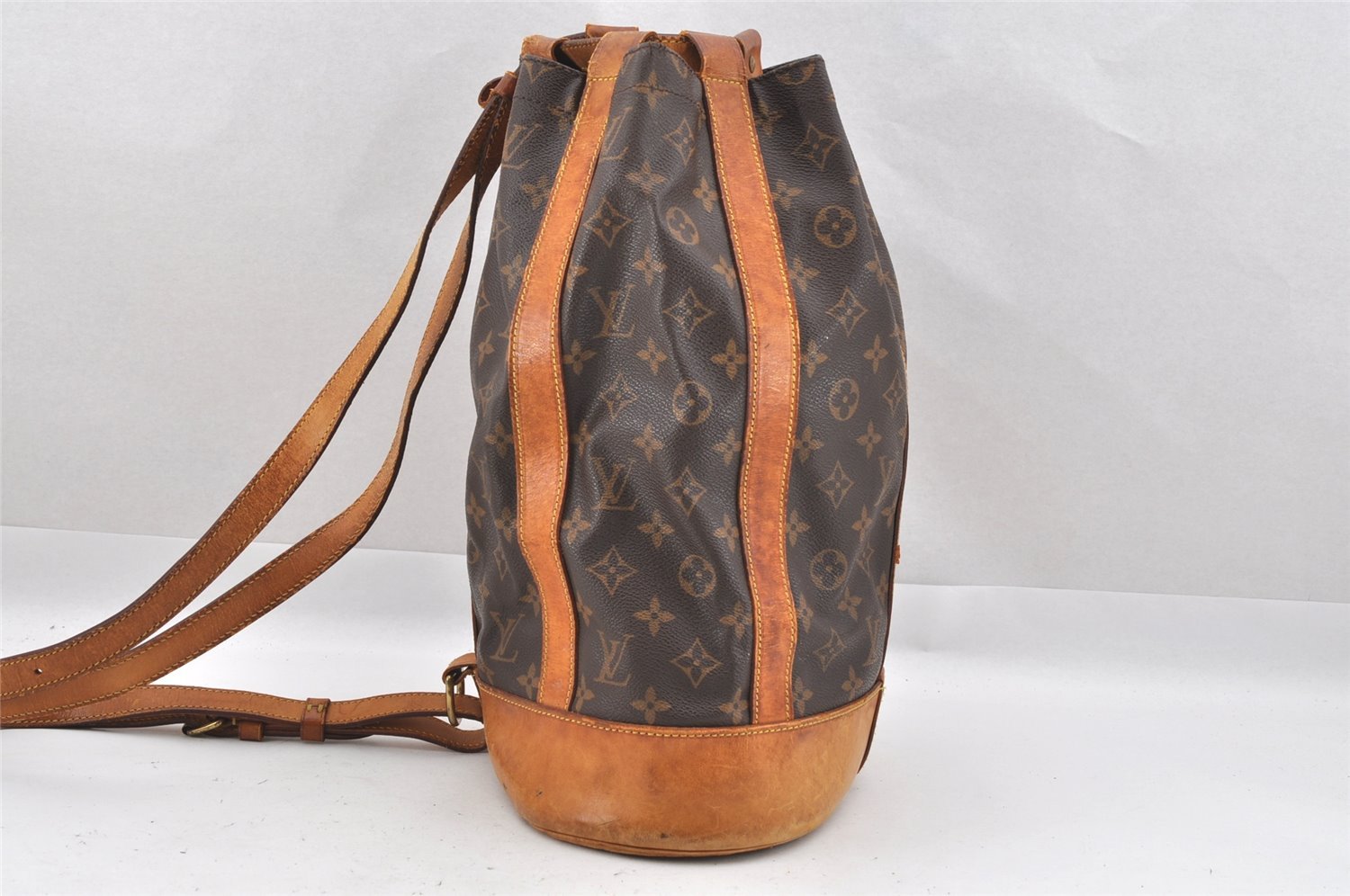 Authentic Louis Vuitton Monogram Randonnee PM Shoulder Bag M42243 LV 9821I
