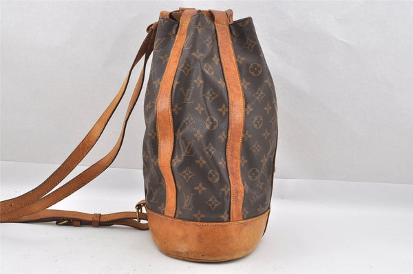 Authentic Louis Vuitton Monogram Randonnee PM Shoulder Bag M42243 LV 9821I