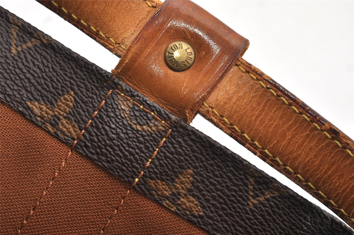 Authentic Louis Vuitton Monogram Randonnee PM Shoulder Bag M42243 LV 9821I