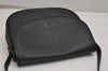 Authentic Burberrys Vintage Leather Shoulder Cross Body Bag Purse Black 9821J