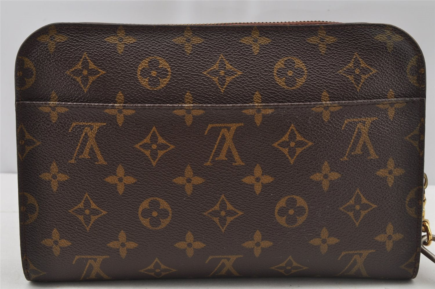 Authentic Louis Vuitton Monogram Orsay Clutch Hand Bag Purse M51790 LV 9822I