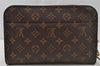 Authentic Louis Vuitton Monogram Orsay Clutch Hand Bag Purse M51790 LV 9822I