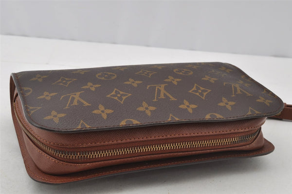 Authentic Louis Vuitton Monogram Orsay Clutch Hand Bag Purse M51790 LV 9822I