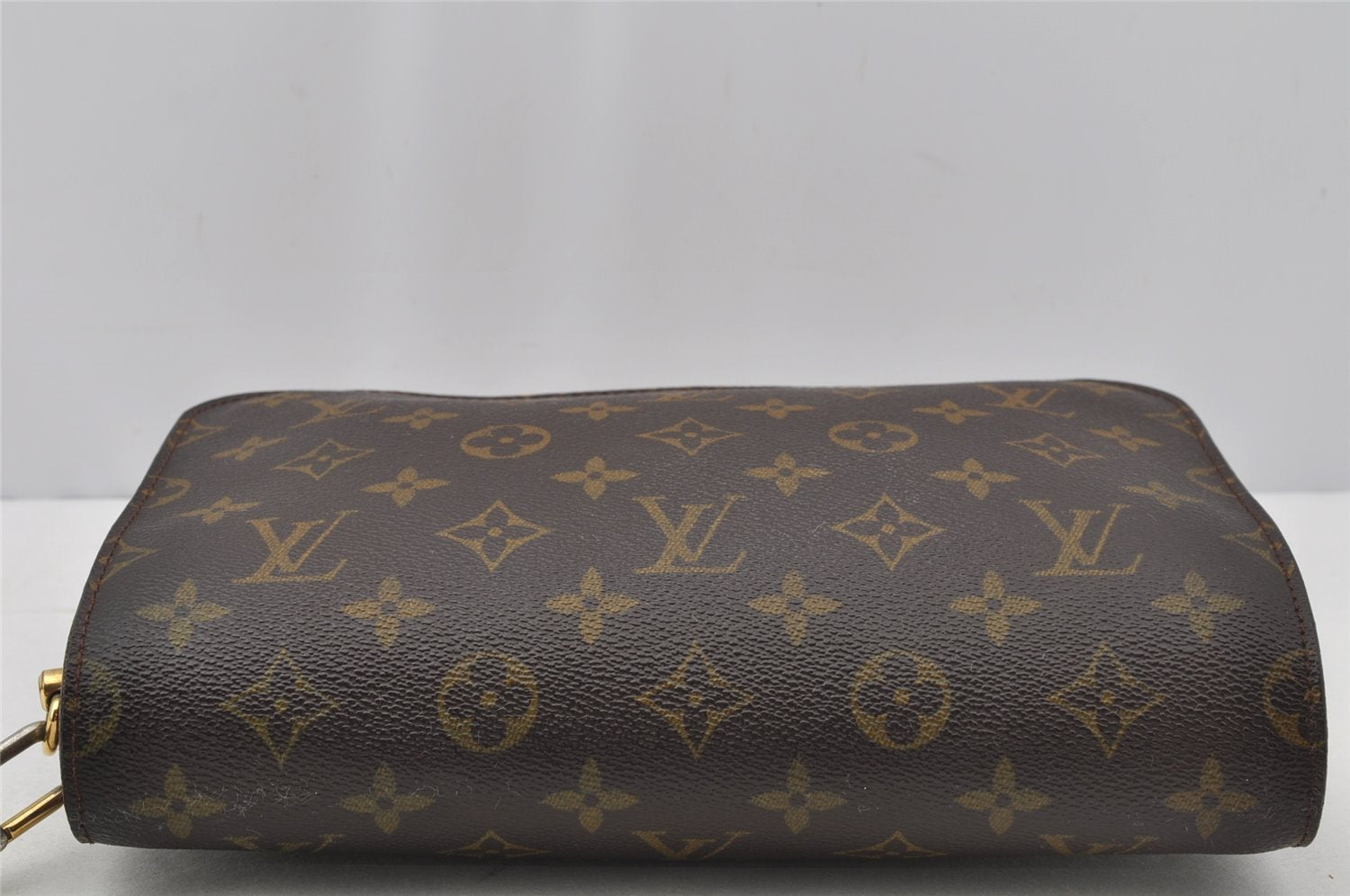 Authentic Louis Vuitton Monogram Orsay Clutch Hand Bag Purse M51790 LV 9822I
