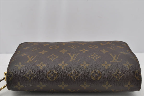 Authentic Louis Vuitton Monogram Orsay Clutch Hand Bag Purse M51790 LV 9822I