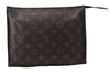 Auth Louis Vuitton Monogram Poche Toilette 26 M47542 Cosmetics Pouch Junk 9824I