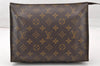 Auth Louis Vuitton Monogram Poche Toilette 26 M47542 Cosmetics Pouch Junk 9824I