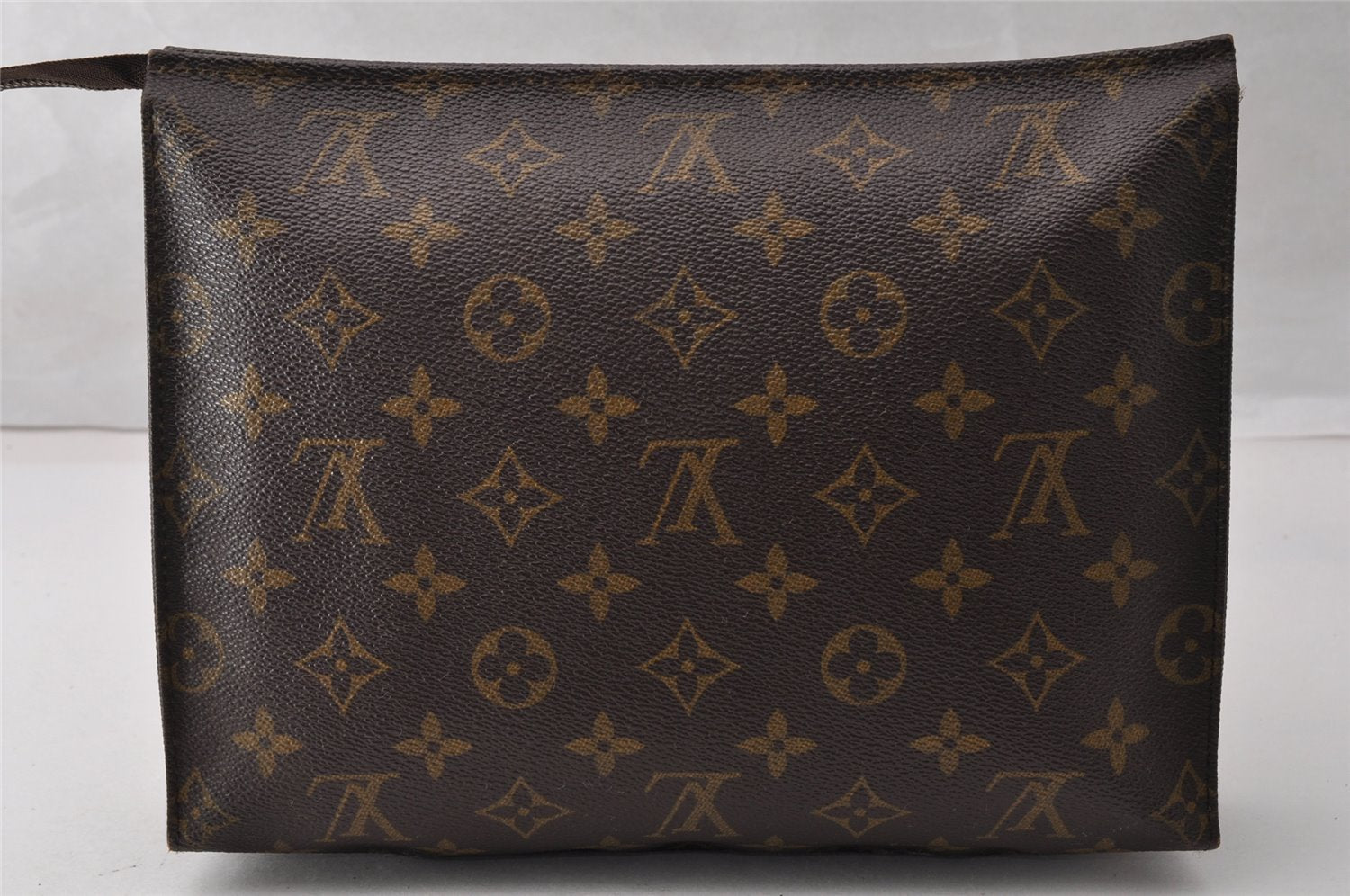 Auth Louis Vuitton Monogram Poche Toilette 26 M47542 Cosmetics Pouch Junk 9824I