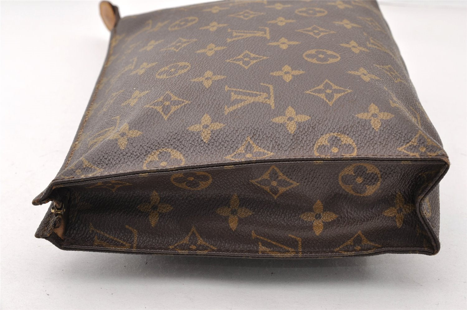 Auth Louis Vuitton Monogram Poche Toilette 26 M47542 Cosmetics Pouch Junk 9824I