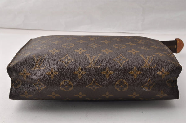 Auth Louis Vuitton Monogram Poche Toilette 26 M47542 Cosmetics Pouch Junk 9824I