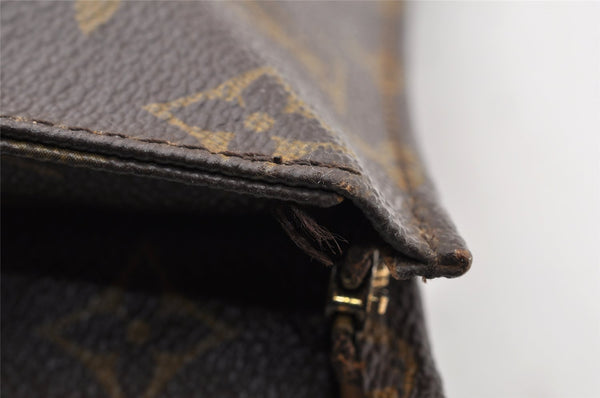 Auth Louis Vuitton Monogram Poche Toilette 26 M47542 Cosmetics Pouch Junk 9824I